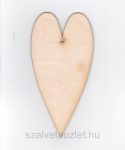 Fa szív hosszú 10*20 cm f1828