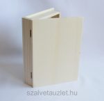 Fa könyv doboz f3192