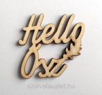 Fa "Hello Ősz" felirat f6376