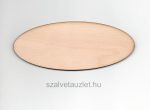 Fa natur ovális tábla 6*15 cm f6618