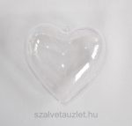 Műanyag szív 8cm p7652