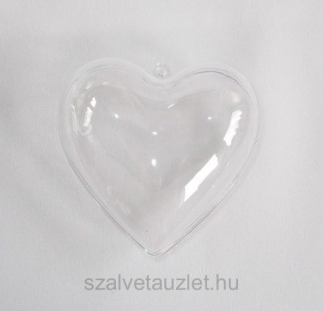 Műanyag szív 8cm p7652
