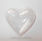 Műanyag szív 10cm p7653