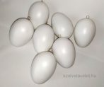 Akril tojás fehér 11 cm p7693