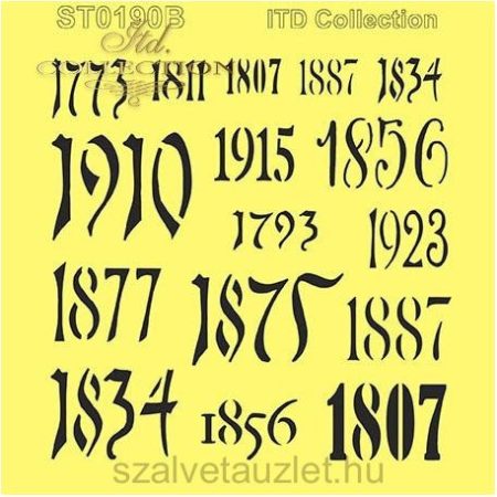 Stencil ST0190 Stencil ST0190